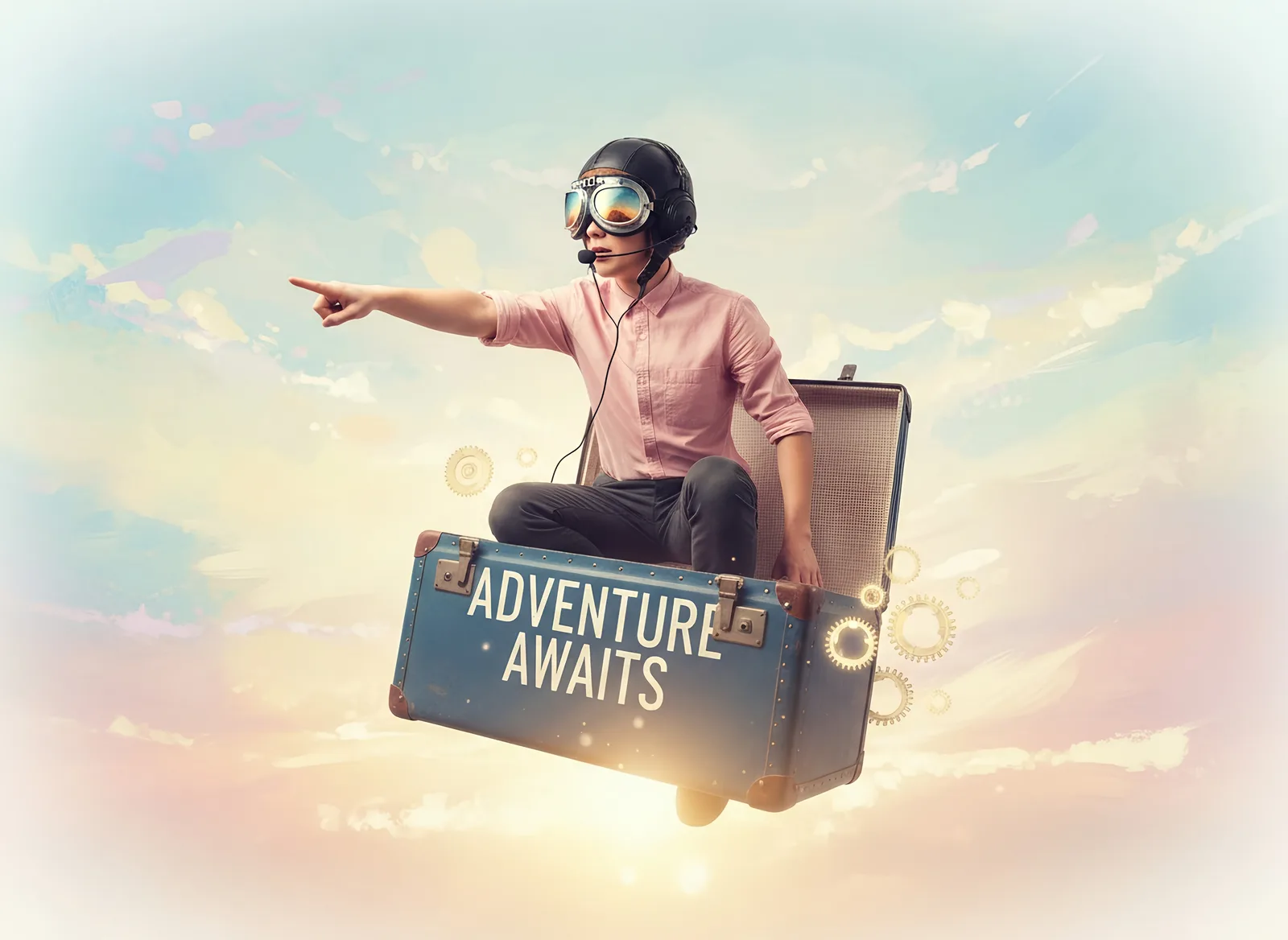 Adventure awaits — a whimsical view of where dreams begin
